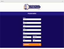 Tablet Screenshot of imobiliariaathenas.com.br